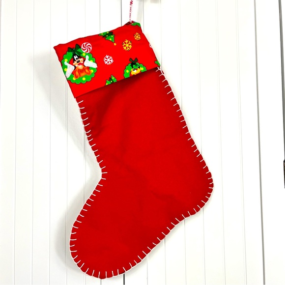 Disney Themed Stocking with Mickey, Minnie, Goofy, Pluto and Donald Duck - Picture 2 of 5